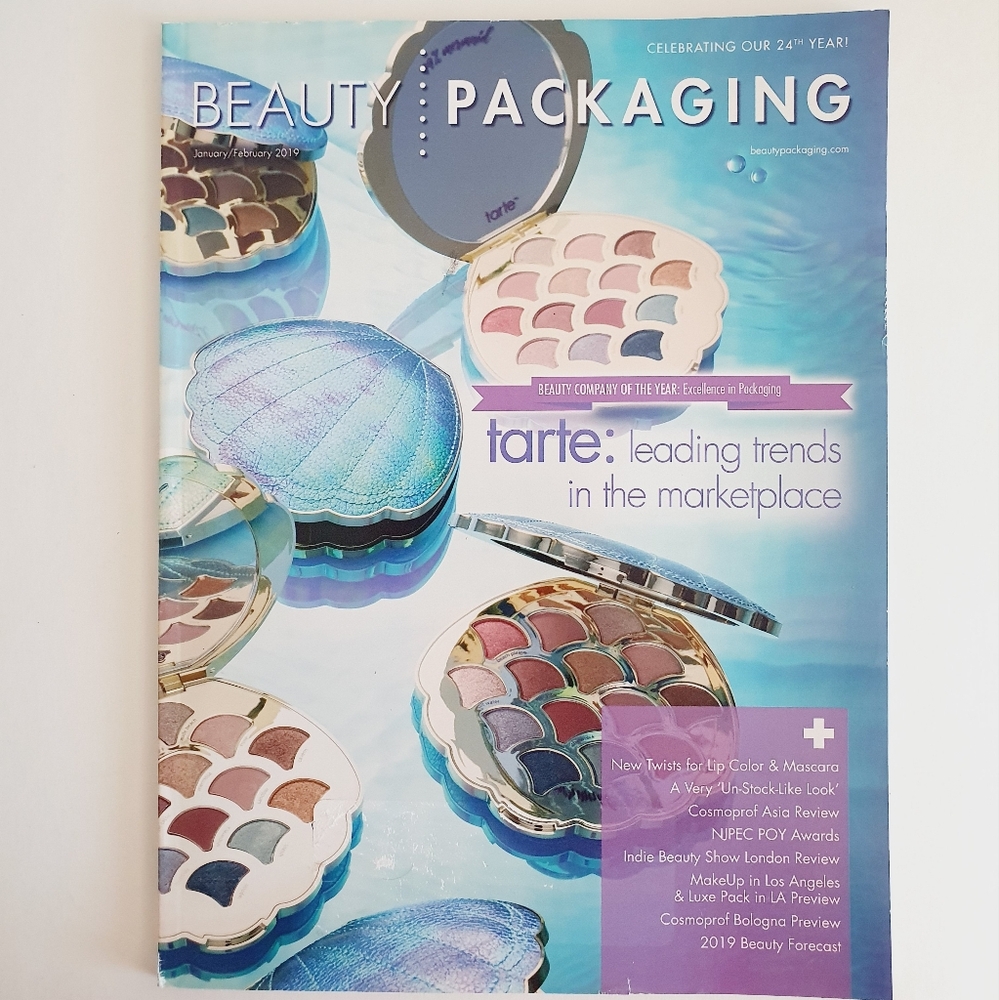 Beauty Packaging Magazine January/February, 2019 - Tarte: Leading Trends in the